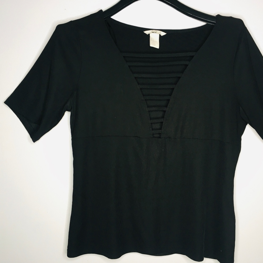 H&M black top